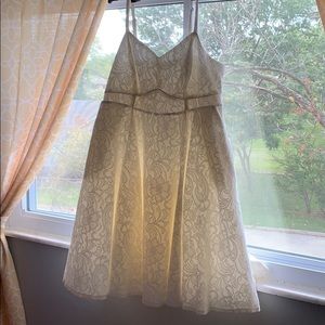 White lace torrid dress size 20 with pockets